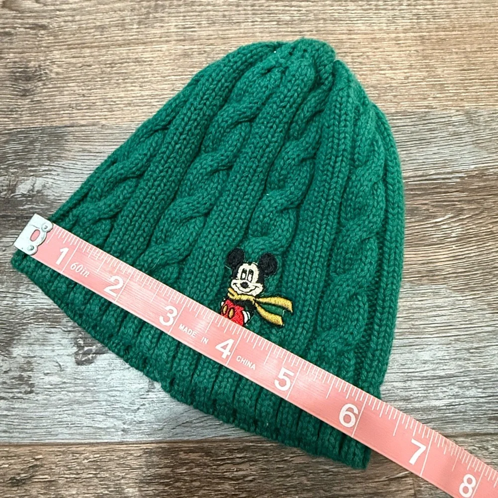 Disney Mickey Mouse Infant Green Knit Hat